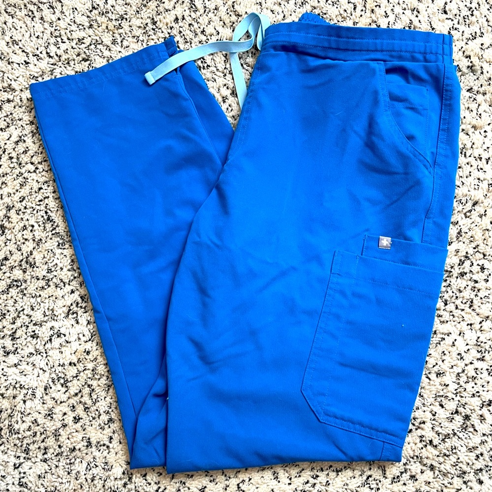 women's Royal Blue Kade™ - Cargo Scrub Pants - L
